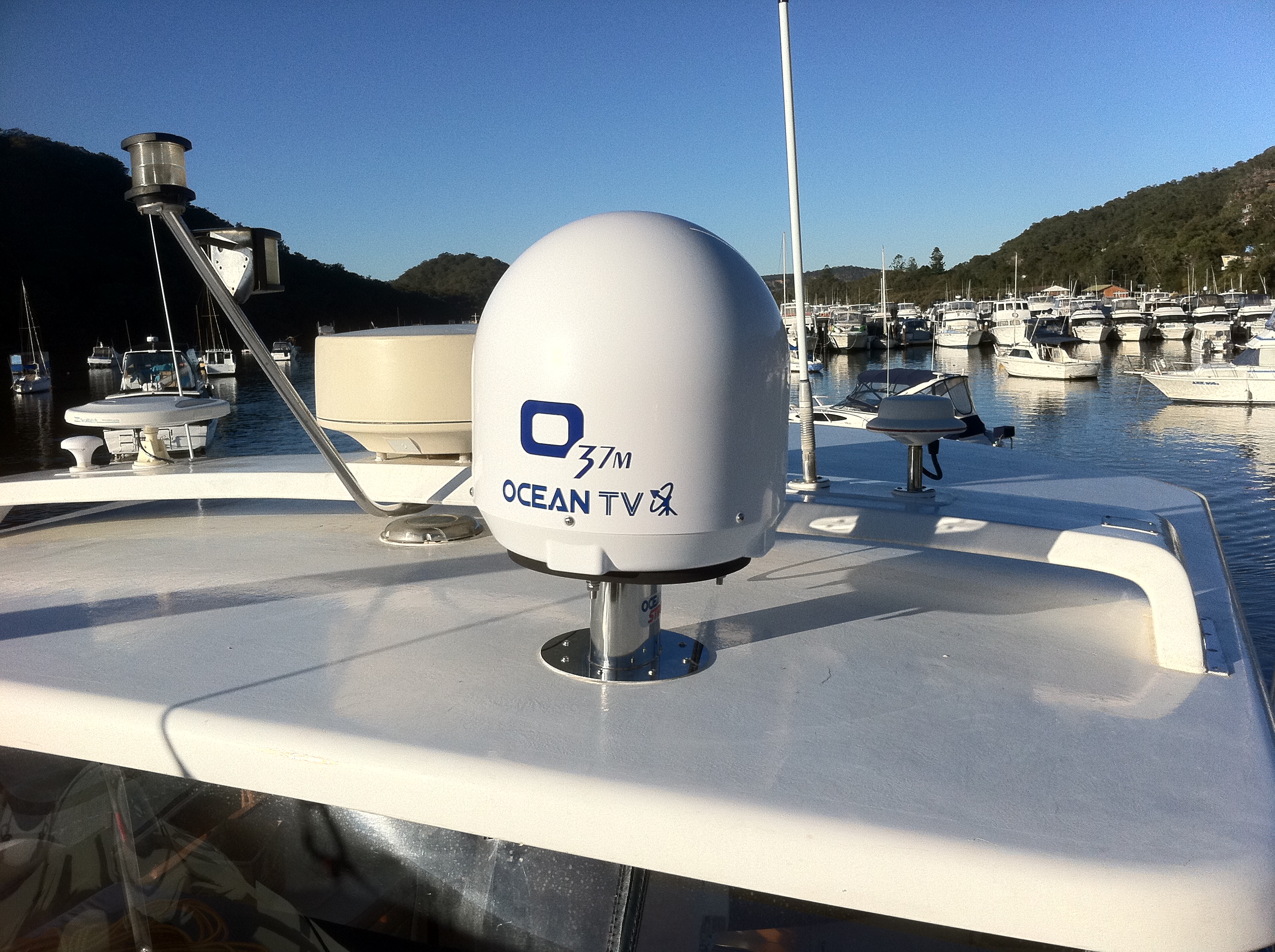 SatelliteTV4Boats Marine Satellite TV Antennas Gallery of Installs